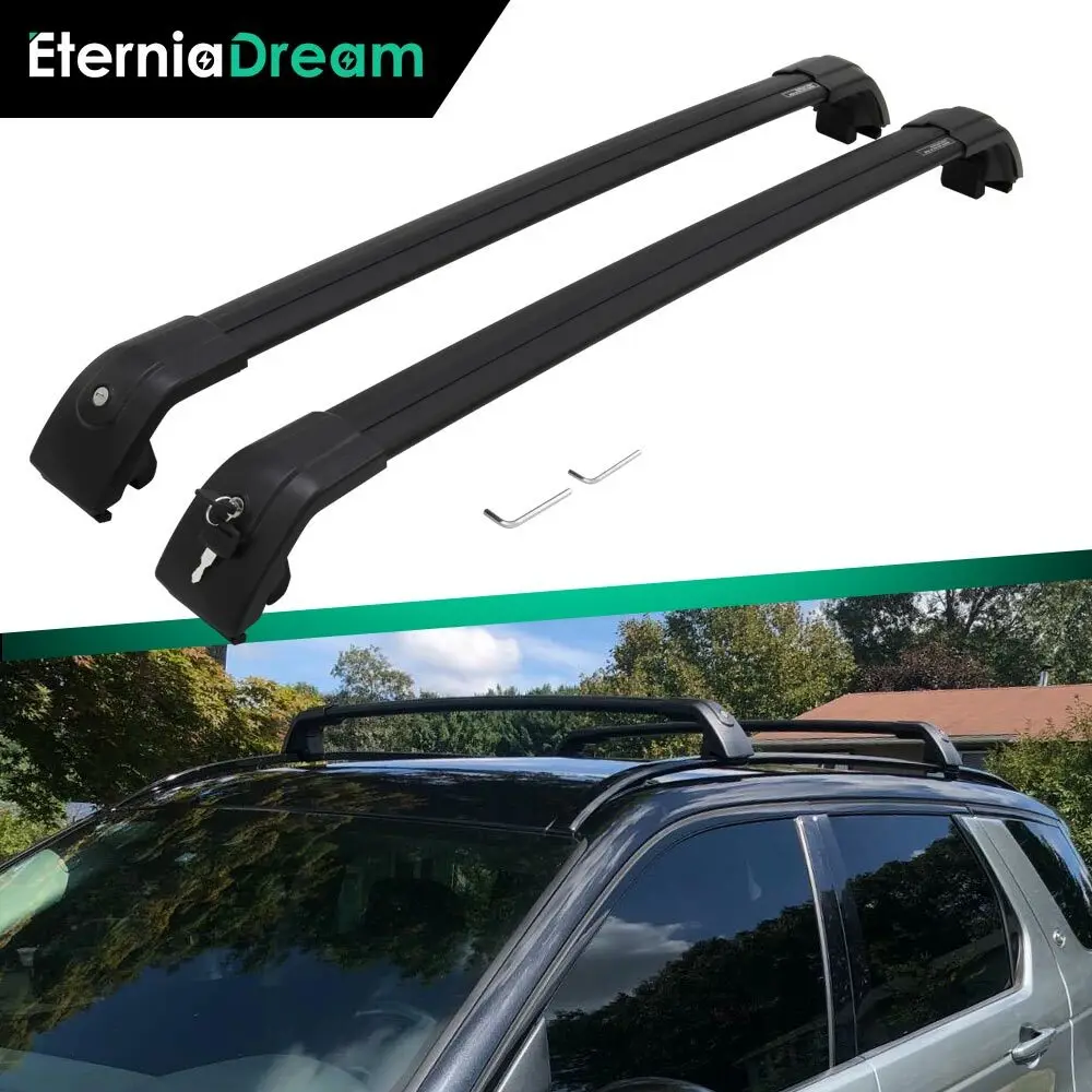 

Lockable Cross Bars Fit for Land Rover Discovery Sport 2015-2022 Roof Rails Rack
