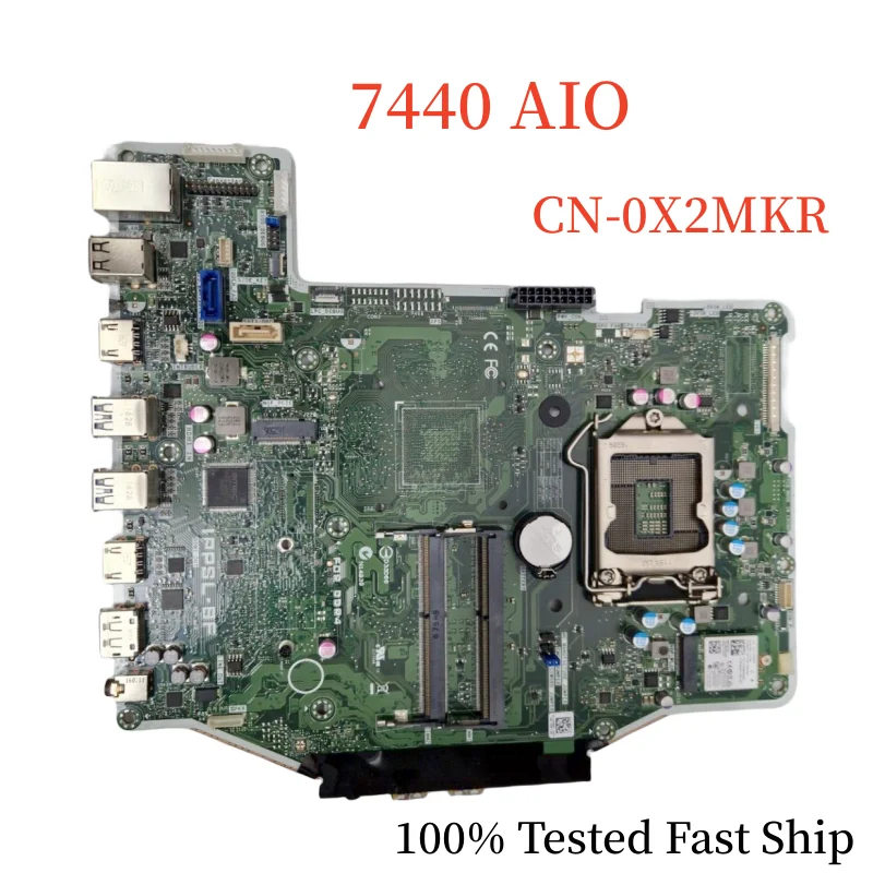 

CN-0X2MKR For Dell Optiplex 7440 AIO Motherboard IPPSL-BF 0X2MKR X2MKR LGA1151 DDR4 Mainboard 100% Tested Fast Ship