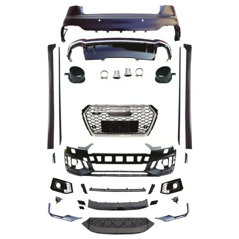 

Auto Parts Body Kit for Upgrading A4 2017-2020 to RS4 Body Kit, Front and Front Bumper Body