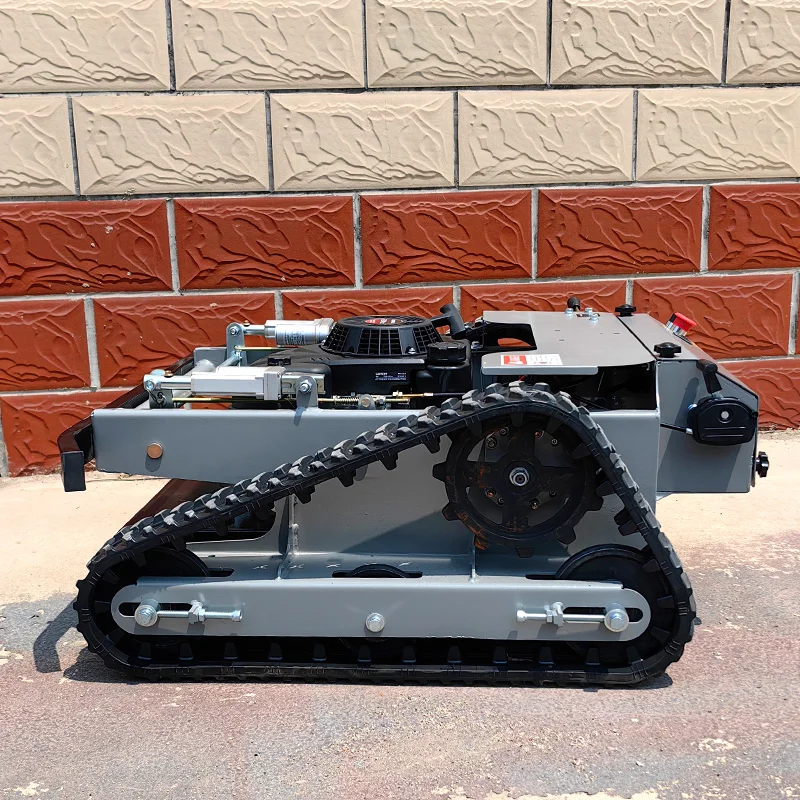 Customized Cheap Wholesale Riding Automatic zero Turn Crawler Grass Cutter Remote Control Lawn Mower for Garden