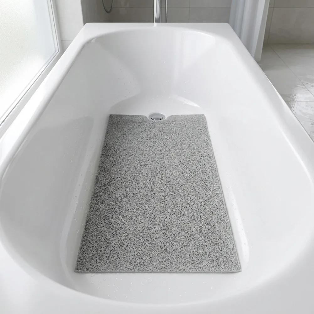 Bathtub Floor Mat Shower Mat Non-slip Bathtub Mat For Safety Hygienic Mat Resilient PVC Coils Tear-resistant Design