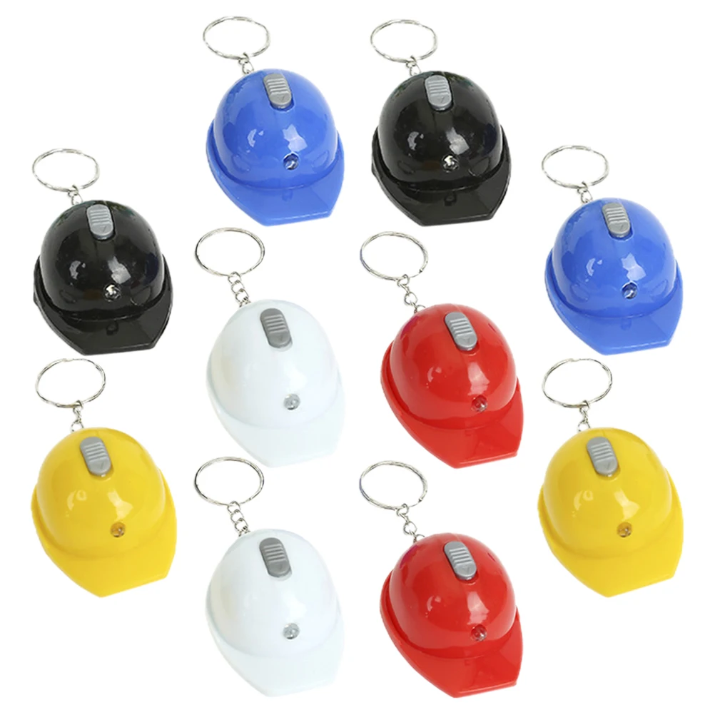 

10 Pcs Building Flashlight Keychain Tiny Emergency Security Printable Outdoor Led