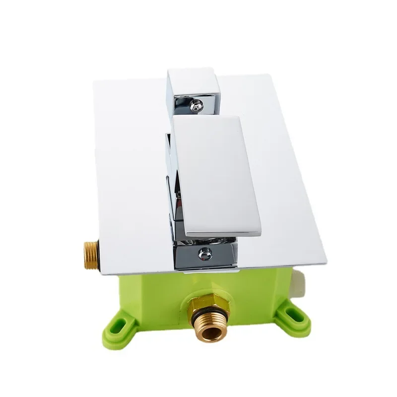 

Brass into the wall second gear and third gear embedded box concealed shower mixing faucet, various styles concealed mixing