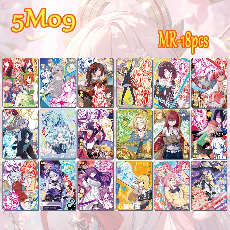 Goddess Story 5M09 MR XR SSR card Tohsaka Rin albedo Ganyu Hoshino Ai Nahida Kafka Nakano Miku boy Toy collection Birthday gift