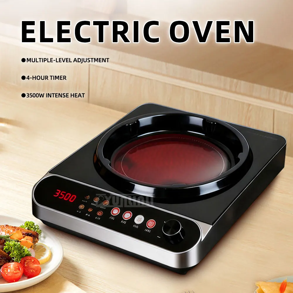 Concave Electric Ceramic Cooker Household High-power Electromagnetic Furnace Estufa Electrica