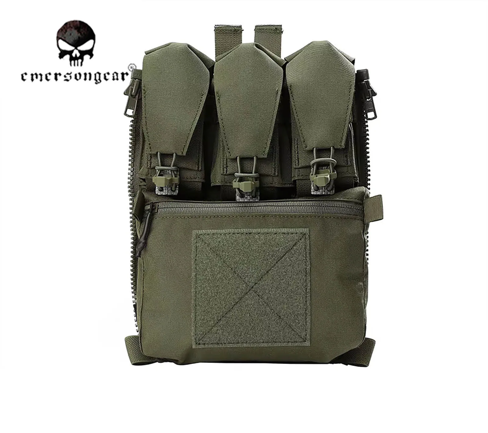 

Тактическая задняя панель Emersongear для жилета FRO Style V5, сумка-рюкзак на молнии, подсумок для магазинов, многофункциональный
