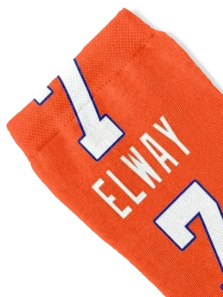 John Elway Socks hiking winter gifts colored Soccer Socks For Girls Men's