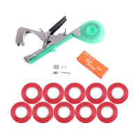 Tying Machine Plant Garden Plant Tapetool Tapener +10 Rolls Tape Set For Vegetable Grape Tomato Cucumber Pepper Flower