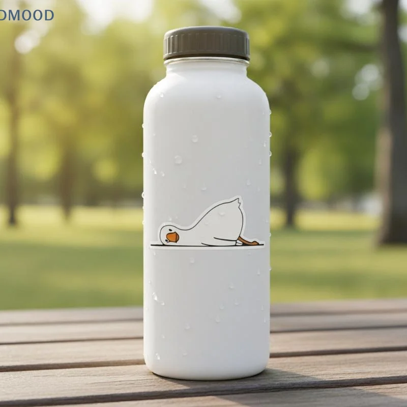 【CR】Waterproof Cartoon Small White Goose Sticker UV Resistant Durable Decal for Car Bumper Laptop Phone Case Skateboard