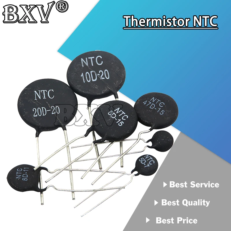 10-100PCS New Thermal Resistor NTC 5D-11 10D-9 10D-11 47D-15 10D-20 10D-13 8D-11 10D-15 5D-15 10D-7 MF11-103 10D-25 8D-20 20D-20
