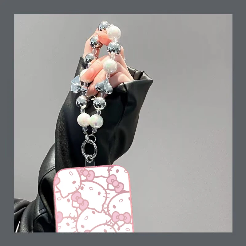 Casing Gelang Mickey Mouse Kitty Cat Lucu dengan Pita untuk Infinix Tecno Spark 10 20 Pro Pova 6 7 Pro Camon 40 Pro SMART 7 8 9 10 Plus