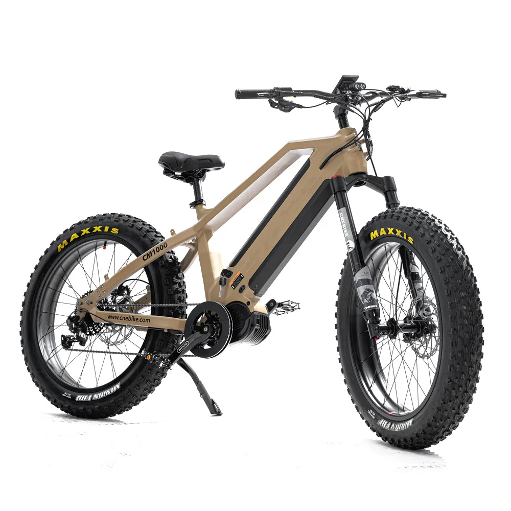 Motor central Bafang 1000W Bicicleta elétrica off road 48V Bateria dupla Ebike 9 velocidades Bicicleta elétrica