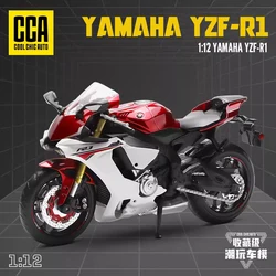 MSZ CCA 1:12 Yamaha YZF-R1 Classic Motorcycle Model Alloy Car Model Toy Car Casting Collection Toy Gift Christmas Gift