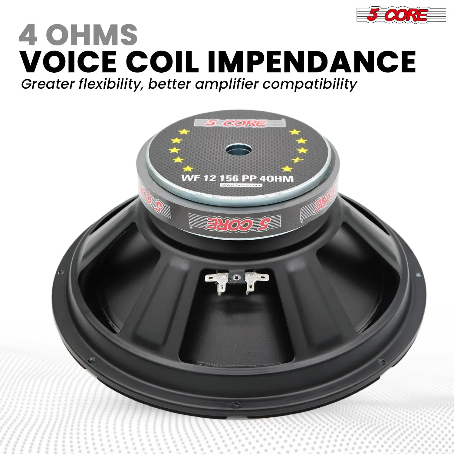 12 Zoll Woofer Paar 400 W Car Audio Subwoofer 4 Ohm Impedanz Ersatz Deep Bass Sub mit 50 Oz Y30 Magnet Poly Cone Gummi