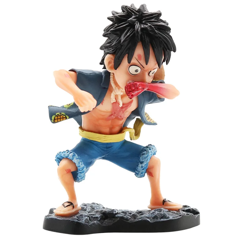 13cm One Piece Luffy Gk Transform Change Arm Hot Cartoon Figurine Doll Model Collection Kids Toys Gift Ornaments Statues Desktop