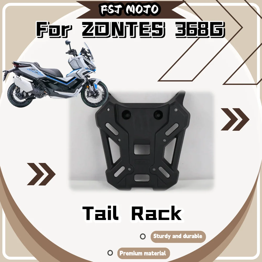 For ZONTES 368G Aluminum Alloy Rear Rack Rain & Rust Resistant Solid Structure For Storage Box Installation Mod Accessories