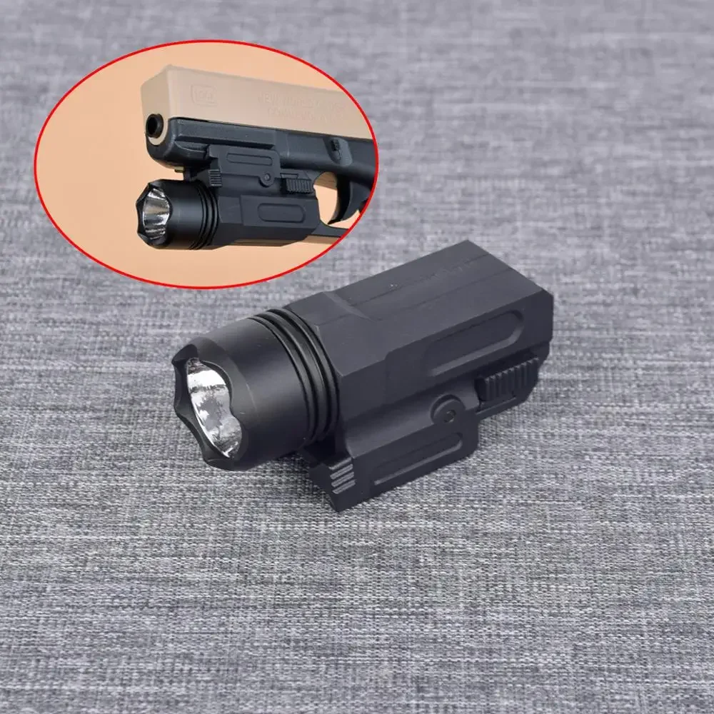 Tactical Nylon LED Handgun Flashlight Torch For Glock 17 19 1911 CZ-75 Pistol Gun Lanterna Airsoft Weapons Light