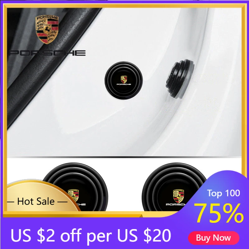 

Car Sticker For Porsche Cayenne Panamera Macan 911 4/8/12PCS Silicone Car Anti-collision Door Shock Absorber Spacer For Porsche