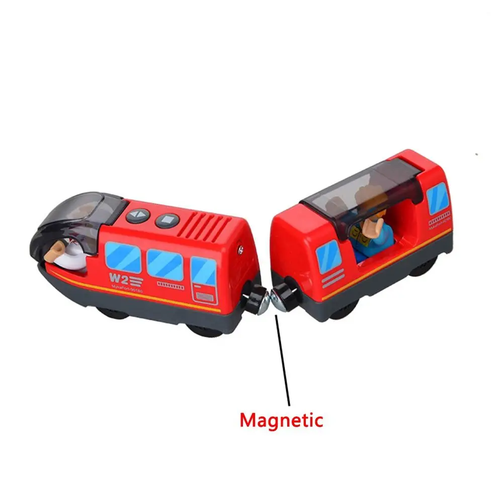 Magnetic Children's Toys New Design Toys Train Wooden Train Track Compatible With Brio Battery Operated