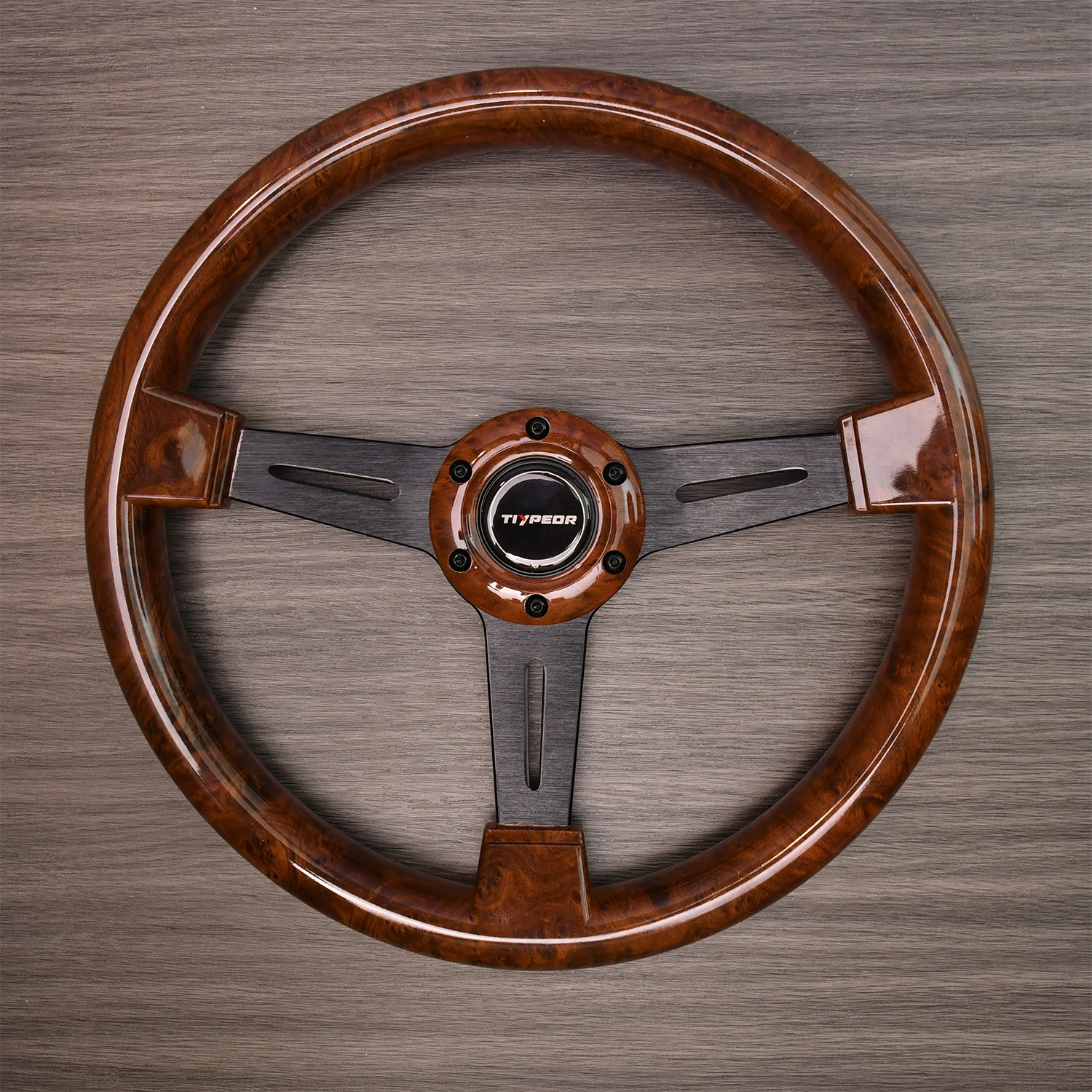 

Classic Vintage Nard ABS Material 14 Inch 350mm Steering Wheel for Car Upgrade Auto Accessory