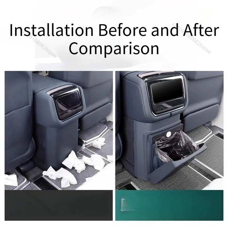 Car Fridge Trash Bin Storage Organizer Modification Parts for GWM WEY Gaoshan  Maple 7 Maple 8 Maple 9 Interior Accessories