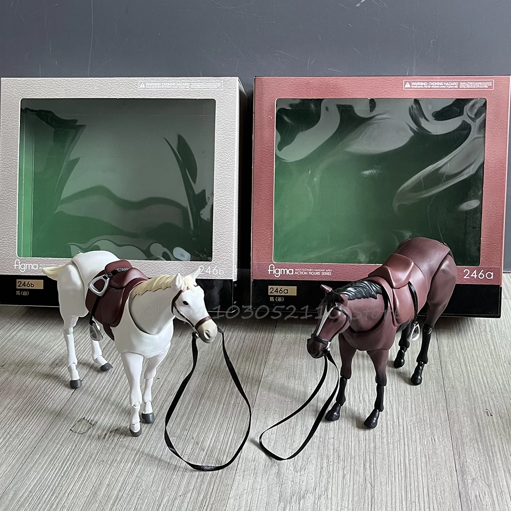 

Подвижная фигурка животного (лошадь) для Figma 246a 246b, для художников, для рисования, мужская и женская, с подвижным телом, модель из ПВХ, кукла, подарки