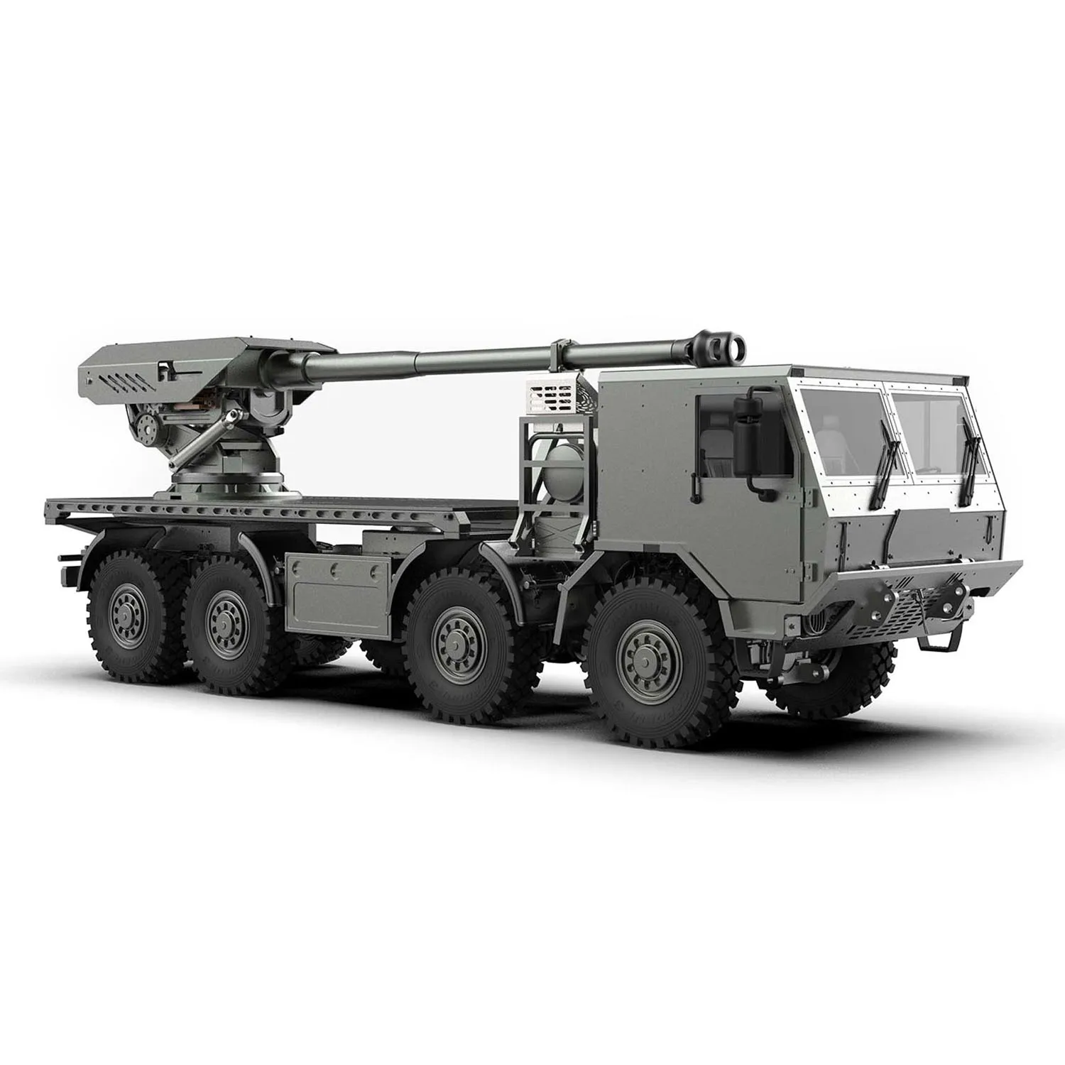 

Part CNC Metal Self Propelled Howitzer CUB3 CAS155 For Toys Capo 1/18 Remote Control Crawler Car Mini RC Transport Truck Option
