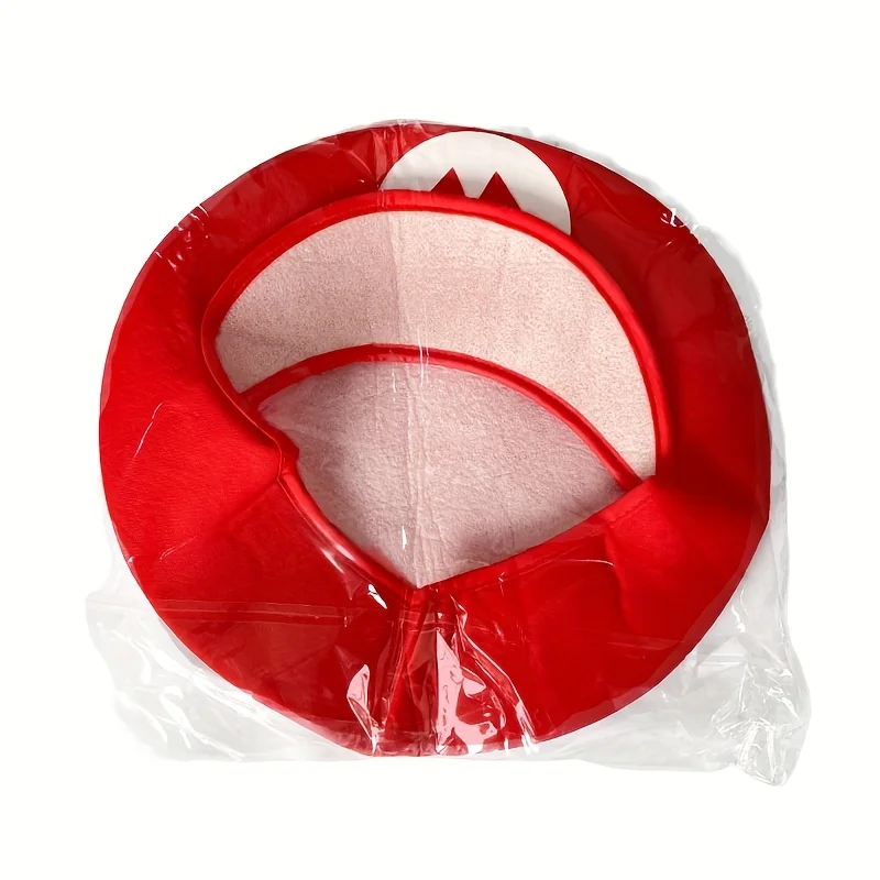 Super Game Brothers Cosplay Hats Funky  Red & Green Anime Couple Accessoriesfor Adults, Perfect for Halloween Party Costumes, Co