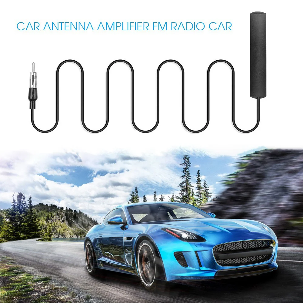 1 قطعة جديد جودة راديو السيارة ستيريو هوائي مخفي إشارة تعزيز الشبح FM AM صالح مركبة شاحنة دراجة نارية قارب