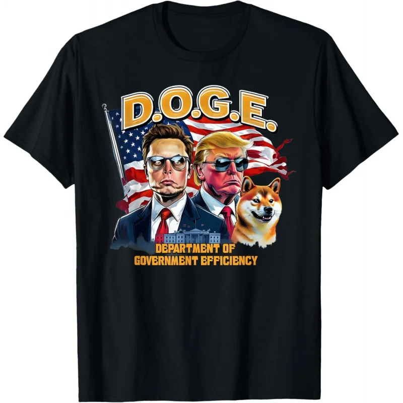 

DOGE D.O.G.E. Make America Efficient Again Trump Department T-Shirt