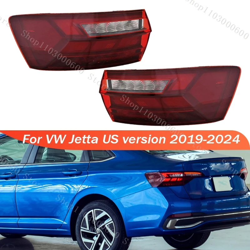

For VW Jetta 2019-2024 US Version Rear Tail Light Brake Lamp Warning Headlight Tail Light Auto Parts 17A945096B 17A945095B