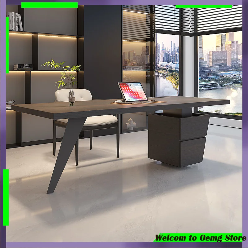 Stylish Luxury Corner Office Desk Ergonomic Design Modern Escritorios De Ordenador Ideal Productive Work Environment Furniture