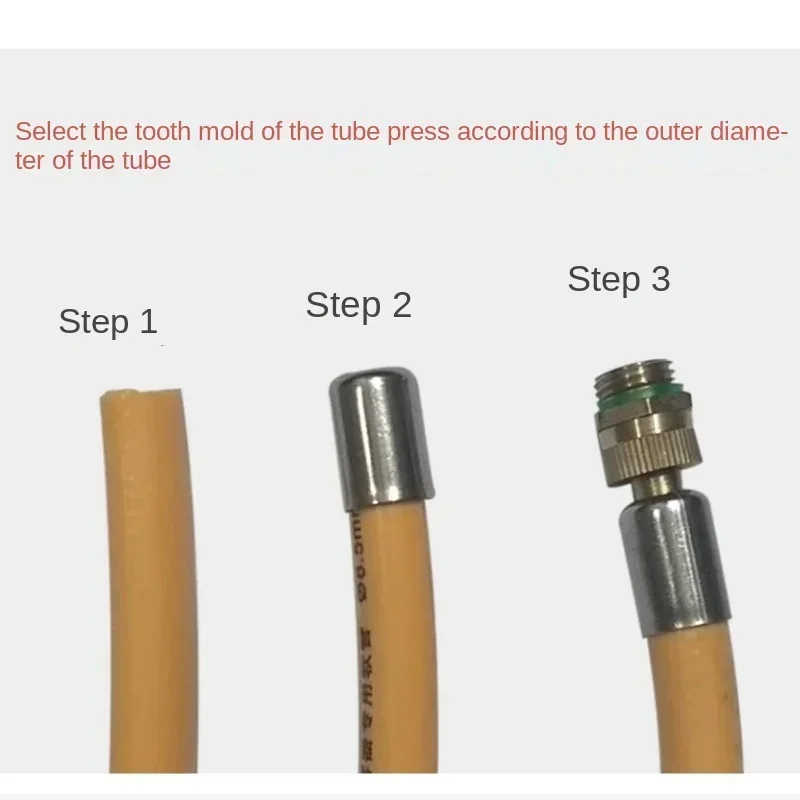 NEW Pipe Pressing Machine Pipe Locking Machine Manual Hydraulic Tubing Clamping Machine Spraying Sprayer Lock Pipe