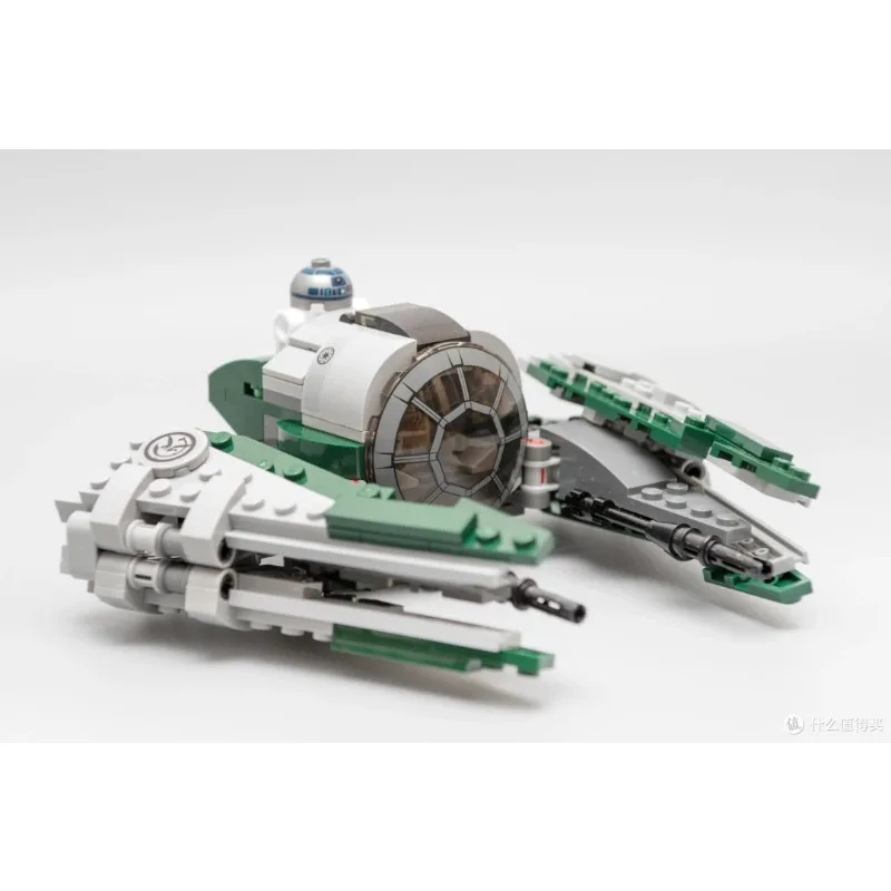 Blocs de construction Starfighter Jedi de Yoda, vaisseau spatial avec 2 figurines, briques à assembler, jouet cadeau pour enfants, 262 pièces