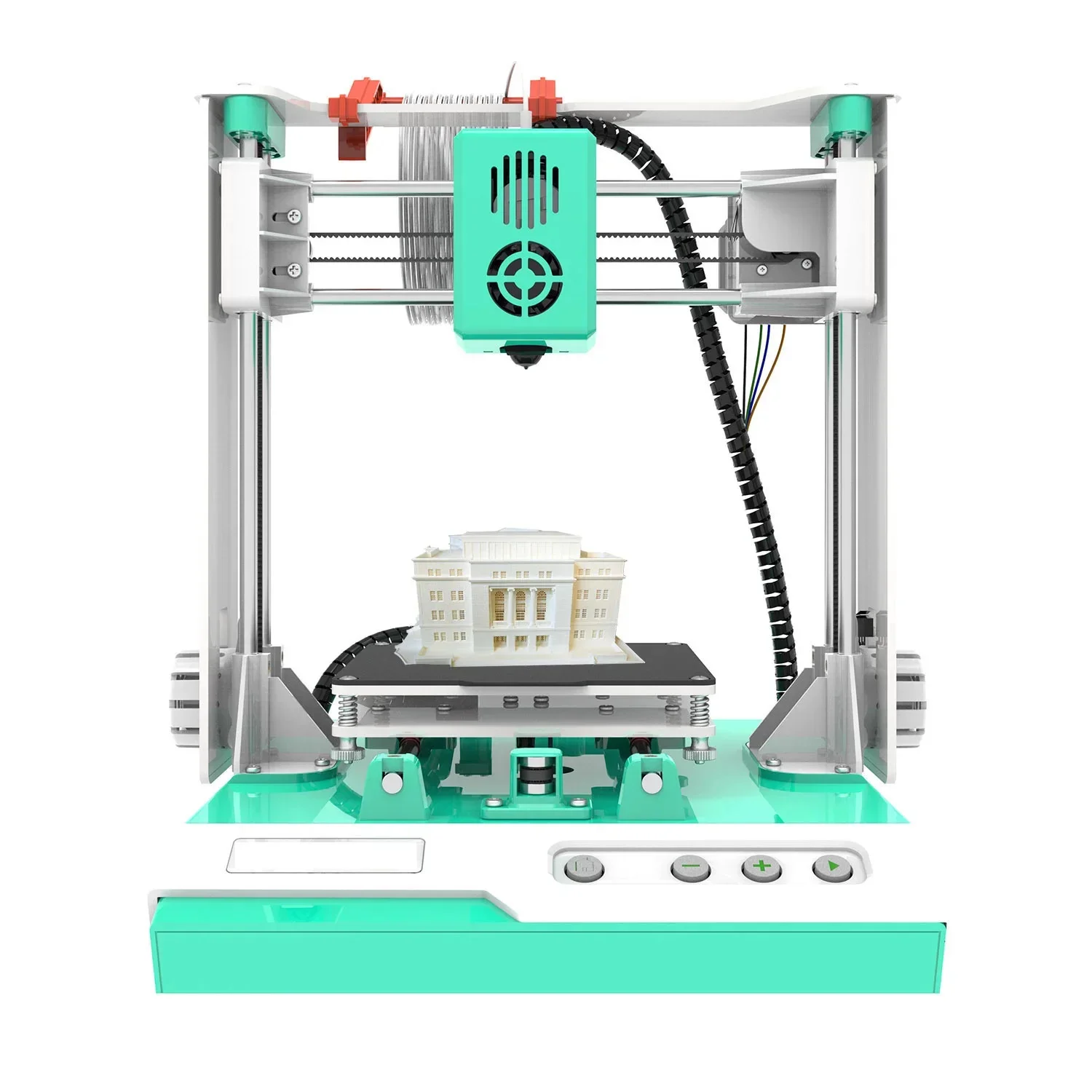 110-240V K1 Plus Print Size 100x100mm Home Teaching 3D Printer Student Toy Desktop Small 3D Stereoscopic Printer Simple To Use