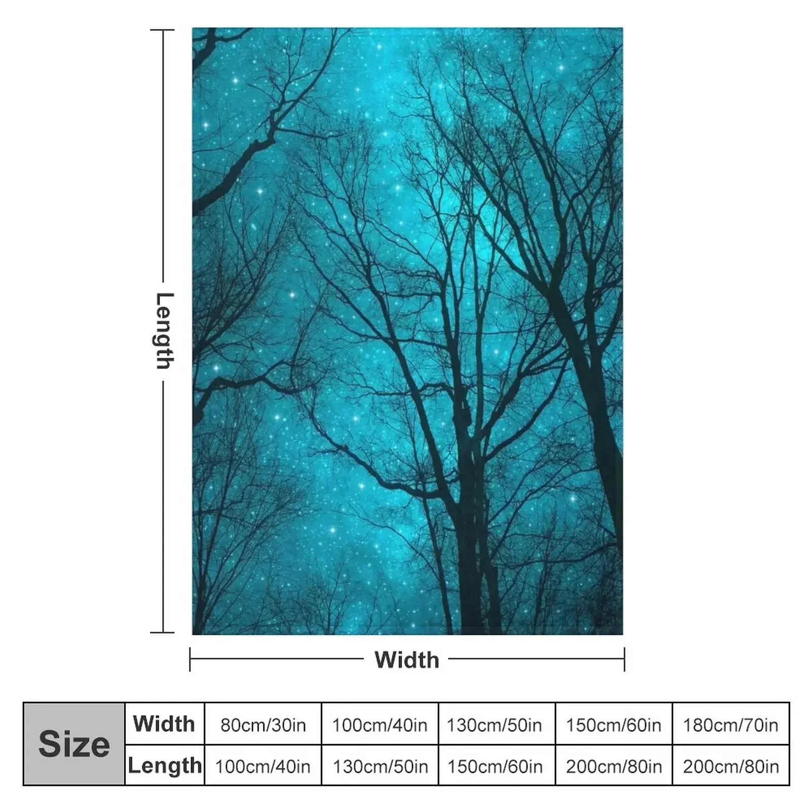 Stars Can't Shine Without Darkness Throw Blanket couch cozy soft plush fuzzy picnic outdoor blanket