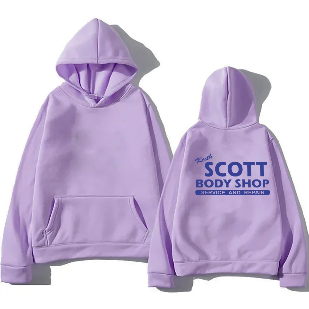 Keith Scott Body Shop Hoodie One Tree Hill Lustige Damen- und Herren-Harajuku-Ästhetik-Hoodies Herbst-Winter-Pullover-Sweatshirt Vintage – Detail 11