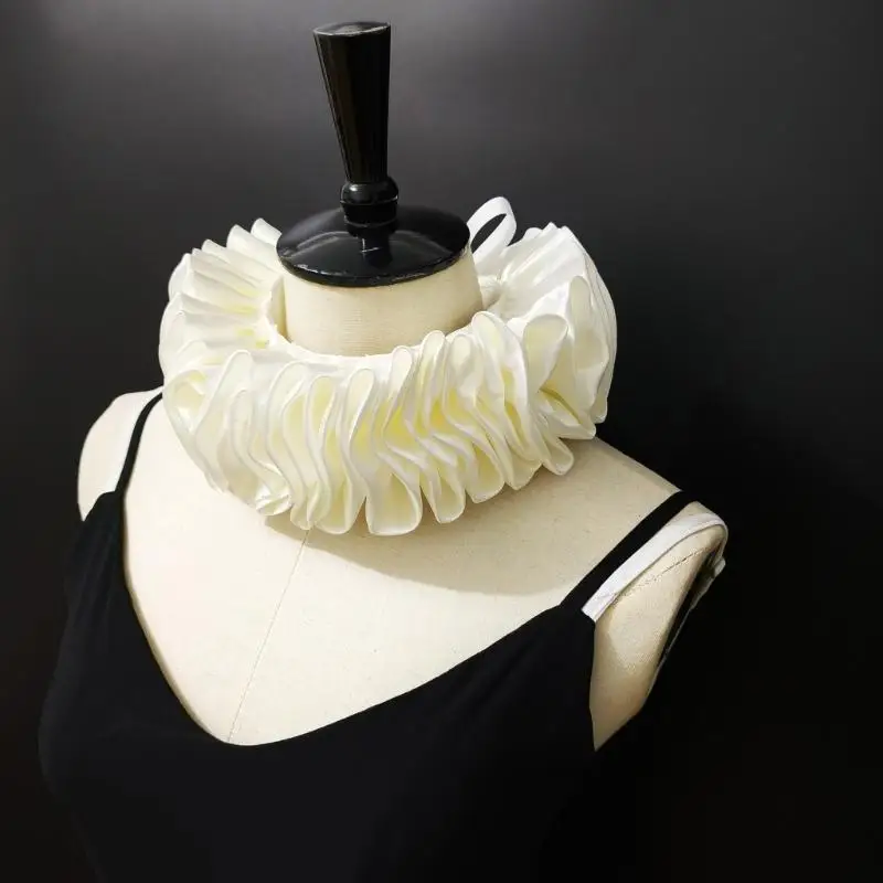 652f-ルネサンス-ネック-ラフ-エリザベス朝フリル-ネック-襟-ショール-取り外し可能なフェイクカラー-ネックレス-歴史的テーマの衣装用