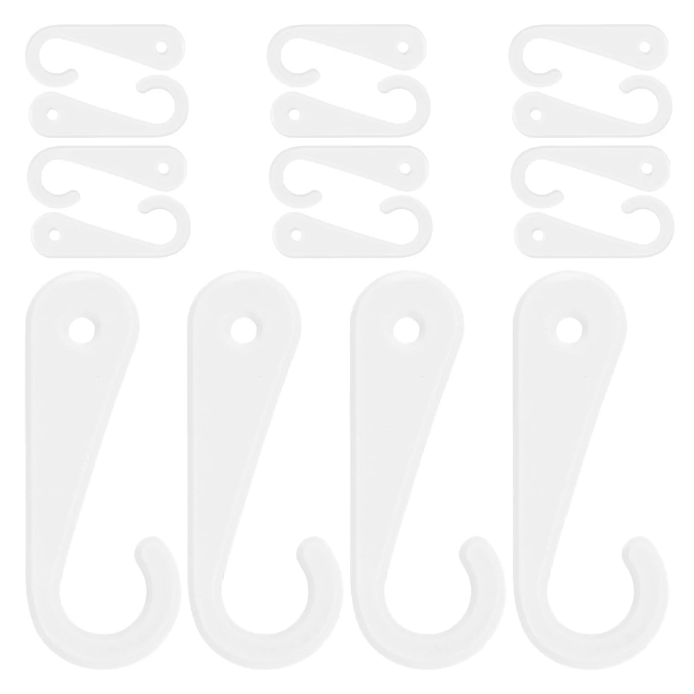 

200pcs Sock Display Hook Translucent White Plastic J Hooks for Socks Retail Hanging Wardrobe Organization Space Saving Sturdy