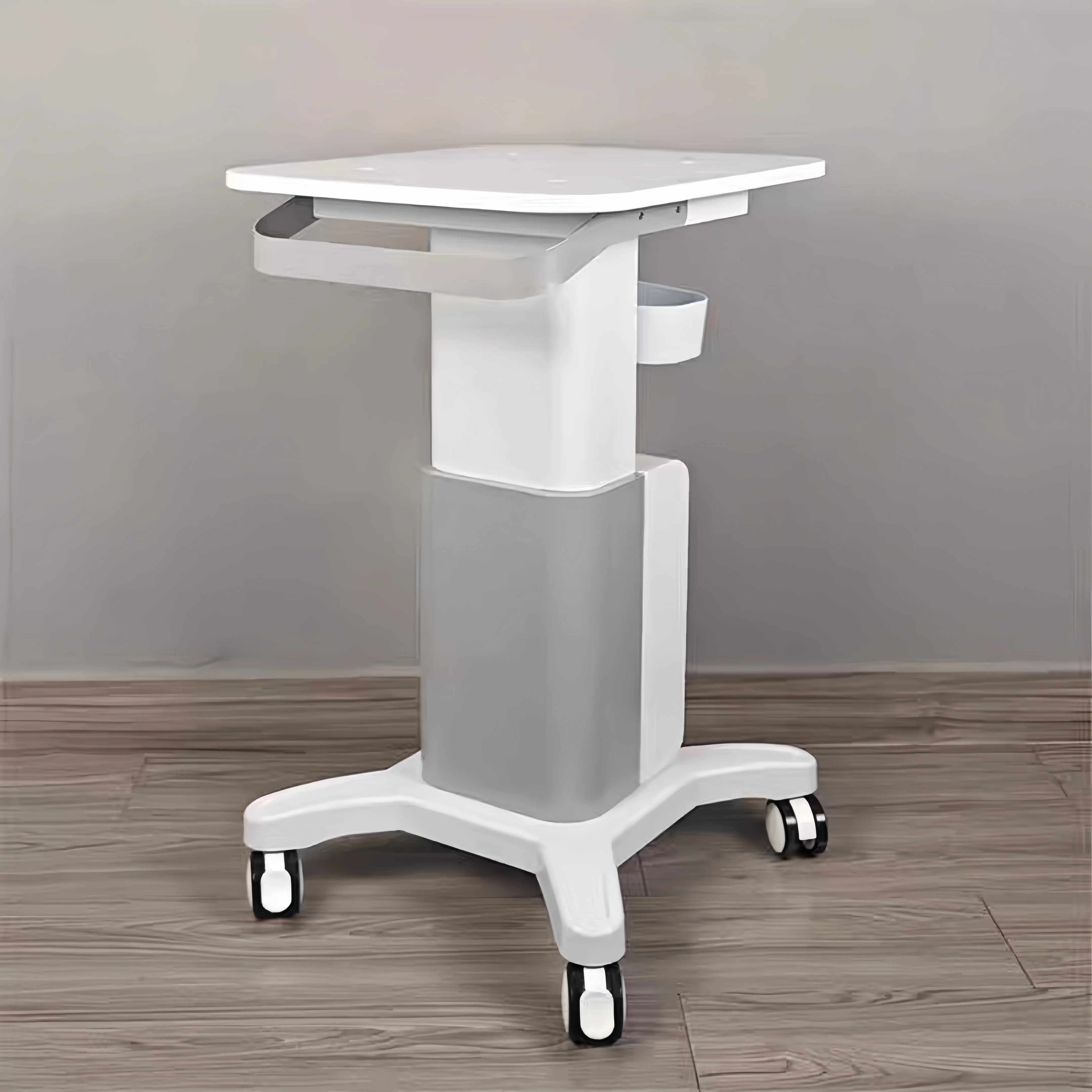 Medical Trolley With Lockable Wheels Height-Adjustable Mobile Workstation Dental Cart For Clinics Hospitals Beauty Salon