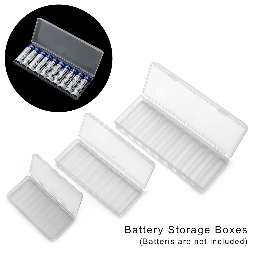 10 Slot Durable Plastic Carrying Organizer Container Holder Case Storager Box Battery Organizer For AAA/AA/18650