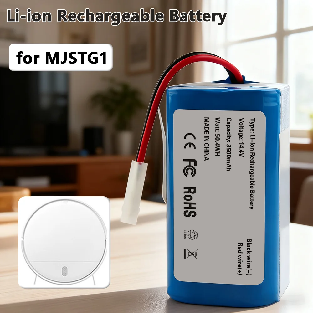 

New 14.4V 3500mAh Li-ion Battery Pack Replacement for XIAOMI MIJIA G1 MJSTG1 Vacuum-Mop Essential SKV4136GL R30 R35