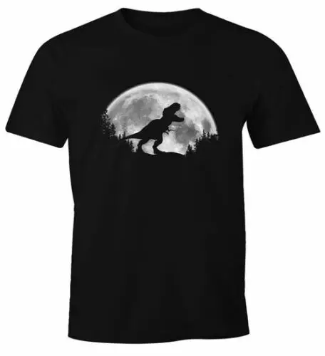 Herren T-Shirt T-Rex Tyrannosaurus Dinosaurier Fun-Shirt Outdoor Adventure