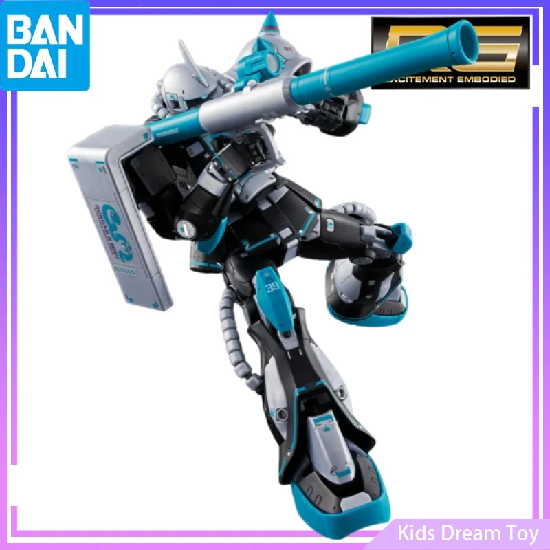 Zestaw Bandai w magazynie Oryginalny PB Limited RG MS-06S ZAKUⅡ[HATSUNE MIKU Ver.] Figurki akcji anime, zabawki, kolekcjonerskie modele, prezent