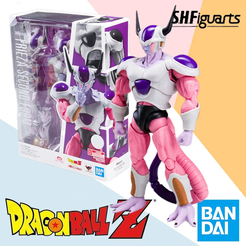 

In Stock Bandai Original Box SHF S.H.Figurats Dragon Ball Z FRIEZA SECOND FORM Anime Action Figure Finished Model Kit Toy Gift