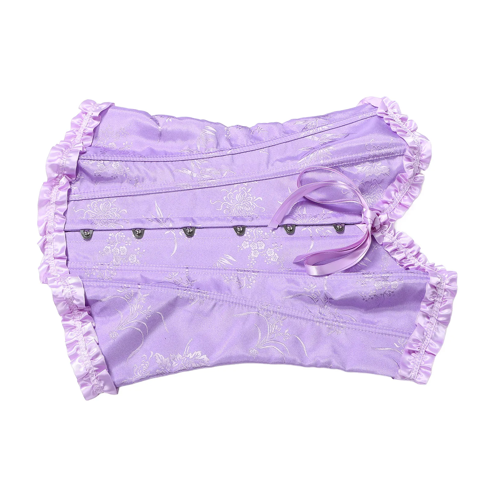 

Shapewear Corset with Lace Design Slimming Waist Cincher Tummy Control Women's Polyester Body Shaper Underwear