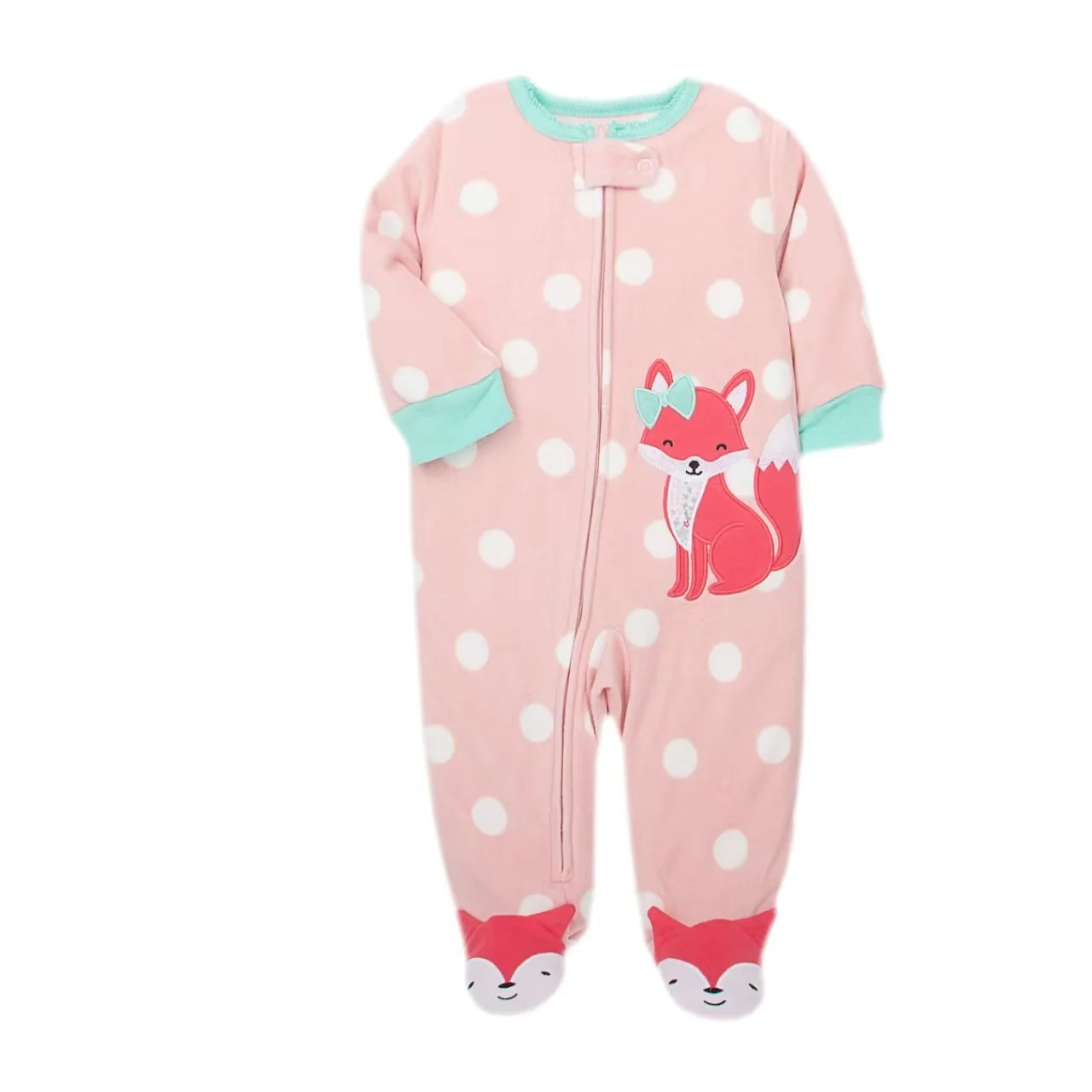 Newborn Baby Rompers Autumn Winter Warm Fleece Baby boys Costume baby girls clothing Animal Overall baby jumpsuits