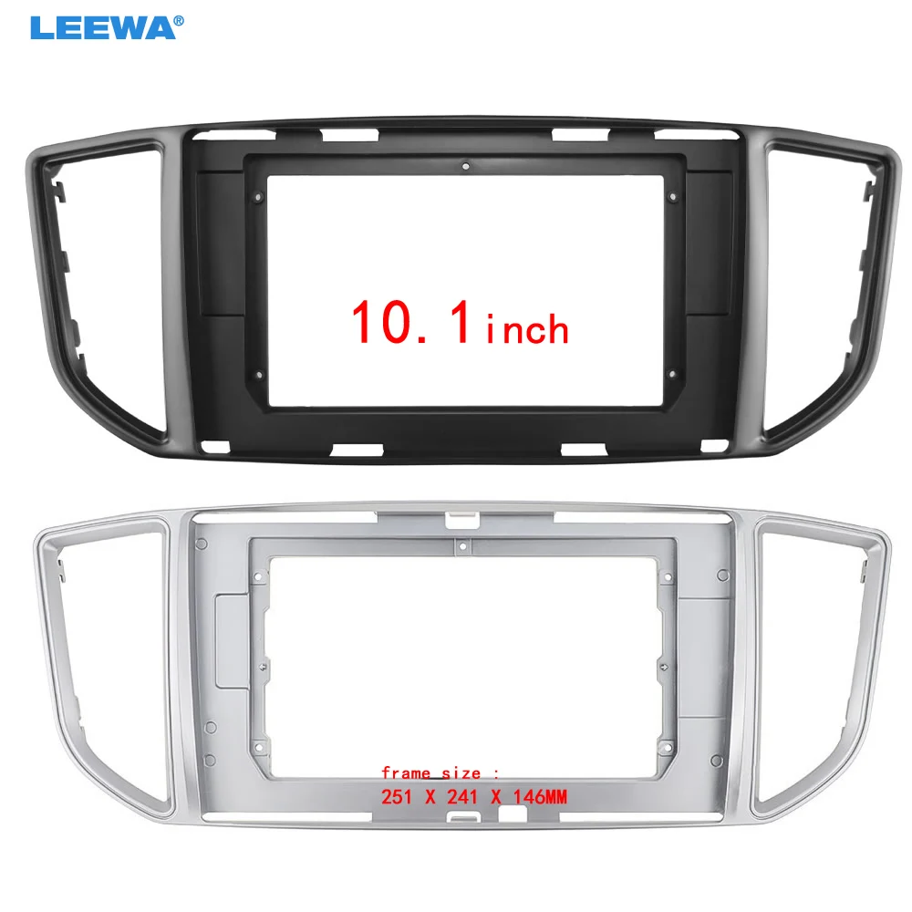 

LEEWA Car Audio 10,1-дюймовый головное устройство с большим экраном, панель приборной панели, комплект рамки, адаптер для Dongfeng Lingzhi M5/M5L, радиоприемник, рамка приборной панели