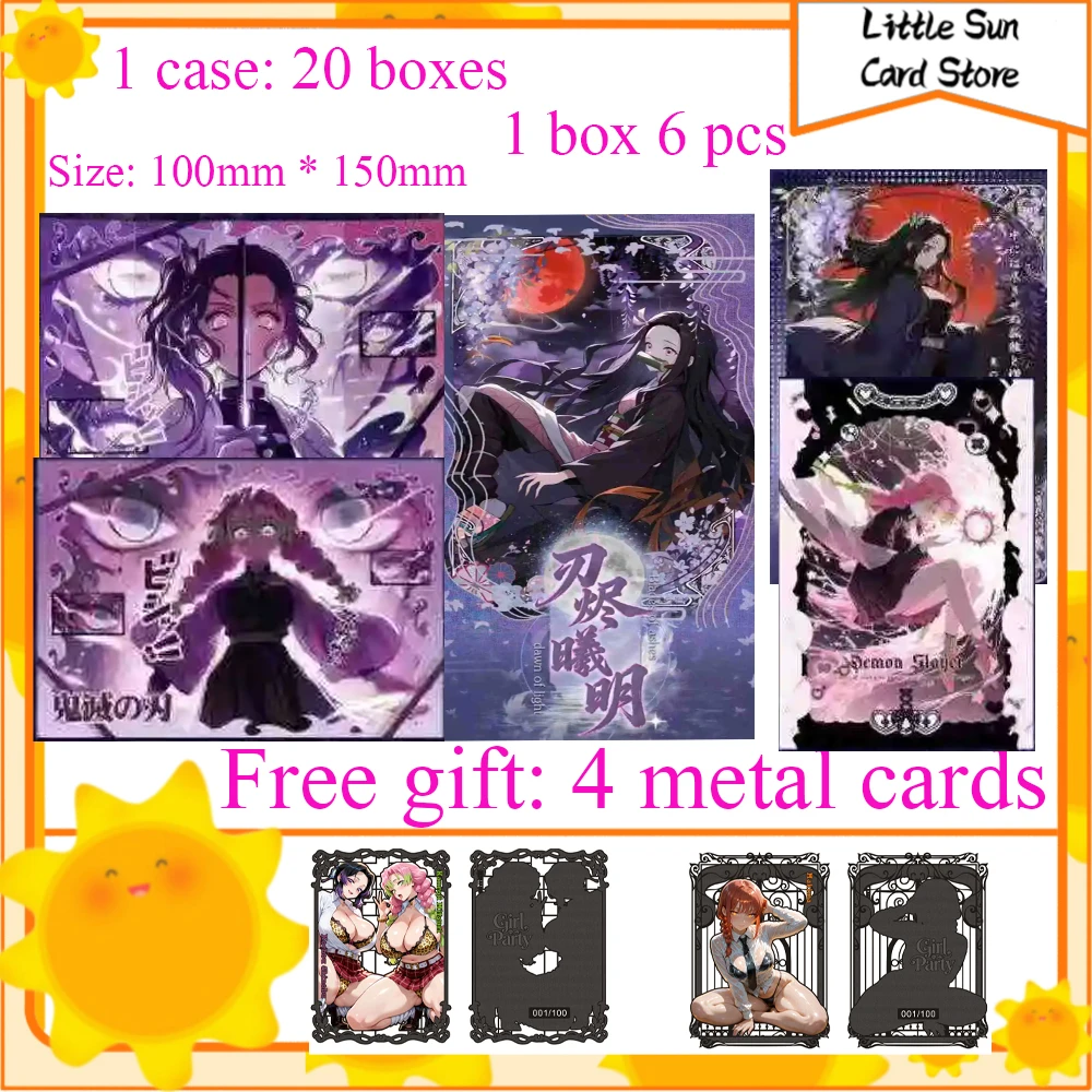 

Оптовая продажа Jingguang, креативное лезвие убийцы демонов, пепел, коллекция богини Dawn, коробка для карт-бустер, Tanjirou Kamado Waifu, подарки