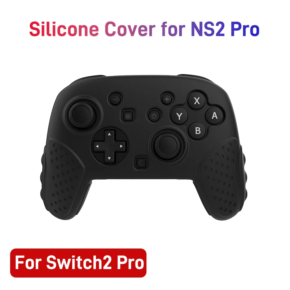 

For N-Switch2 Pro Controller Silicone Cover for NS2 Pro Controller Skin Full Protective